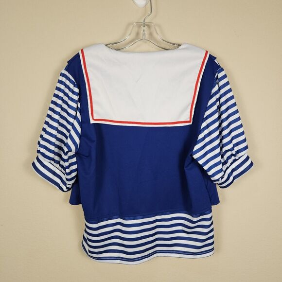 Stranger Things Robin Scoops Ahoy Spirit Halloween Costume Size Large Shirt Top - Picture 3 of 11